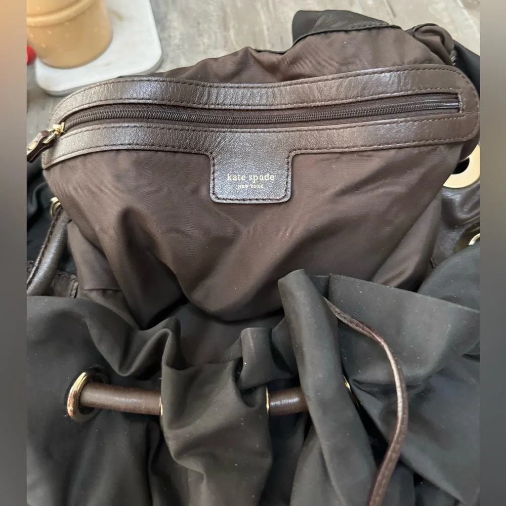 kate spade Brown and Black Hobo Bag